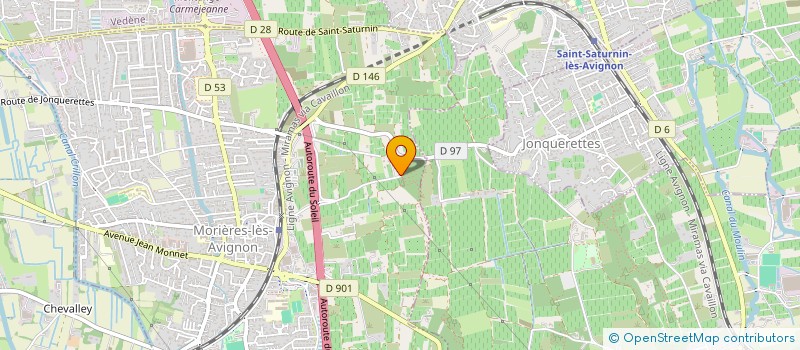 localisation de l'entreprise EVEREST  MORIERES-LES-AVIGNON