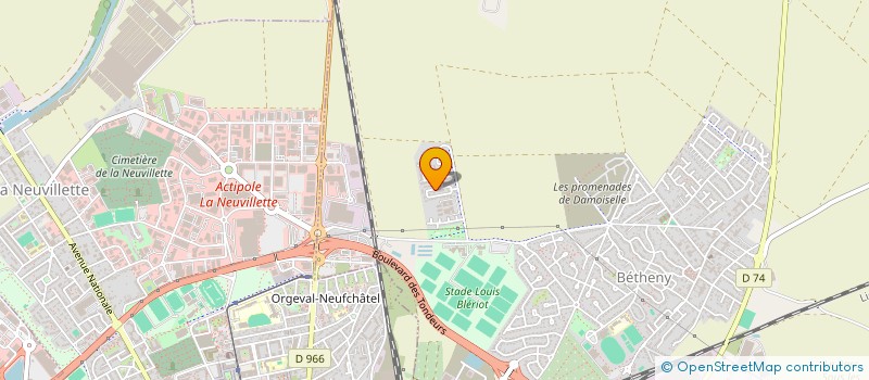 localisation de l'entreprise EVEREST  BETHENY