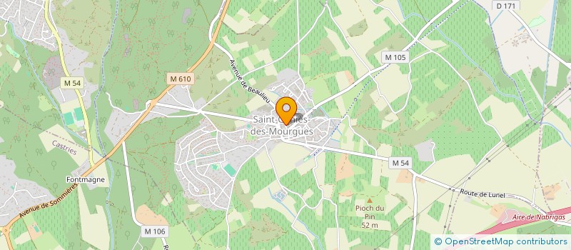 localisation de l'entreprise EVEREST  SAINT-GENIES-DES-MOURGUES