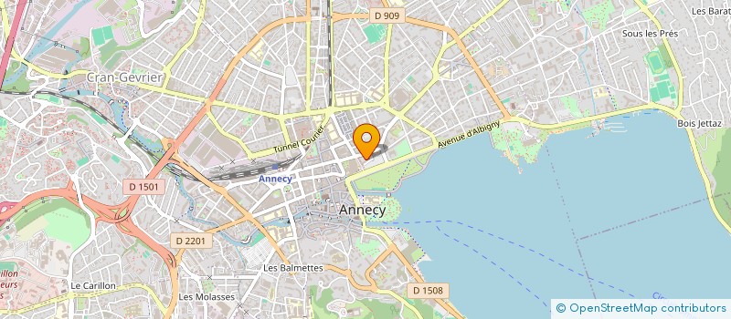 localisation de l'entreprise EVEREST à ANNECY