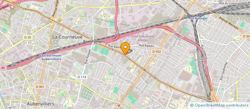 localisation de l'entreprise EVEREST DRIVE à LA COURNEUVE