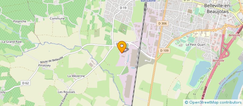 localisation de l'entreprise EVEREST ECHAFAUDAGES  BELLEVILLE-EN-BEAUJOLAIS