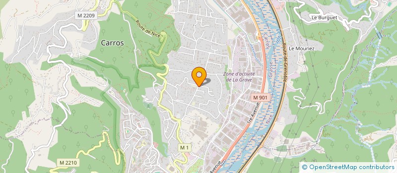localisation de l'entreprise EVEREST ENERGIE à CARROS
