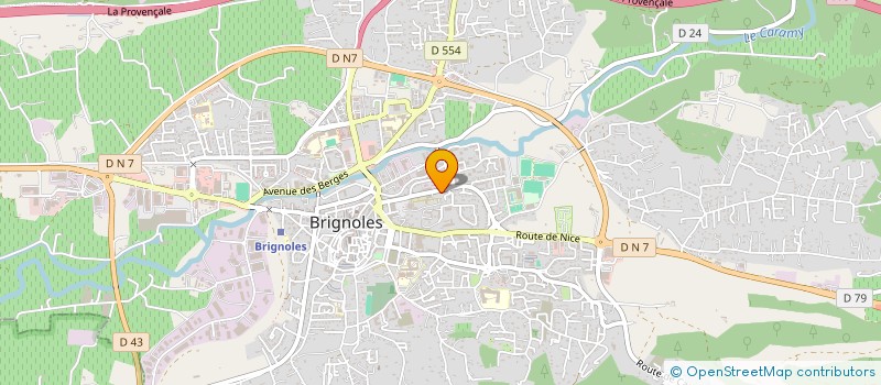 localisation de l'entreprise EVEREST PM à BRIGNOLES