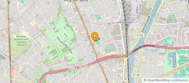 localisation de l'entreprise EVEREST RENOV à VITRY-SUR-SEINE