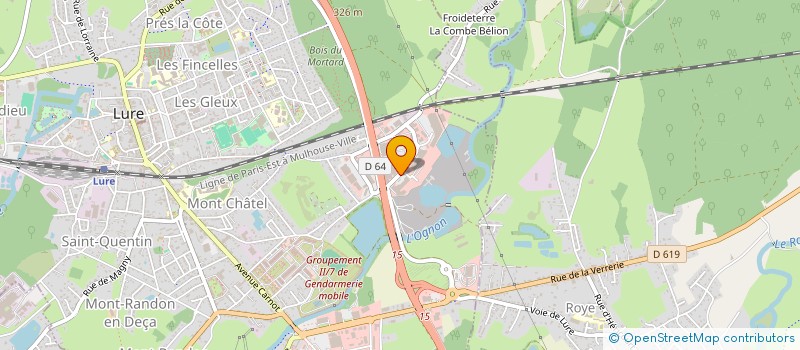 localisation de l'entreprise EVEREST VII  LURE