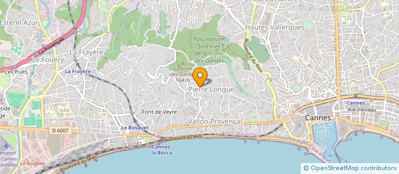 localisation de l'entreprise EVERFAIR INTERNATIONAL LUXURY PROPERTIES à CANNES