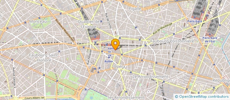 localisation de l'entreprise EVERGAZ SERVICES à PARIS