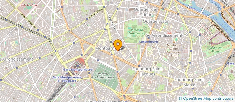 localisation de l'entreprise EVERGIA SA à PARIS