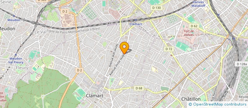 localisation de l'entreprise EVERGIE à CLAMART