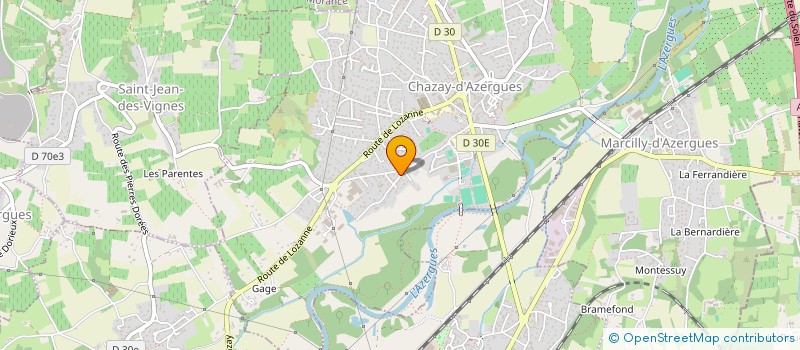 localisation de l'entreprise EVERGLADES  CHAZAY-D'AZERGUES