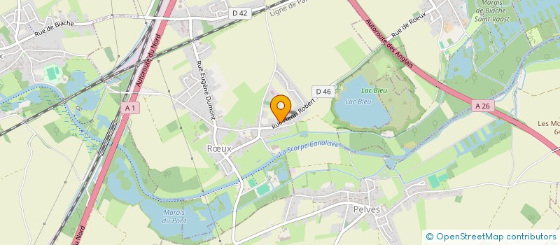 localisation de l'entreprise EVERGLOW  RUX