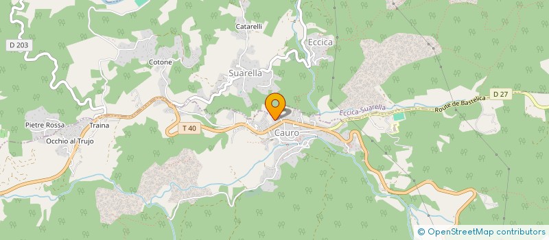localisation de l'entreprise EVERGREEN à CAURO