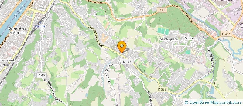 localisation de l'entreprise EVERGREEN  VIENNE