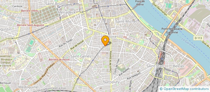 localisation de l'entreprise EVERGREEN  BORDEAUX