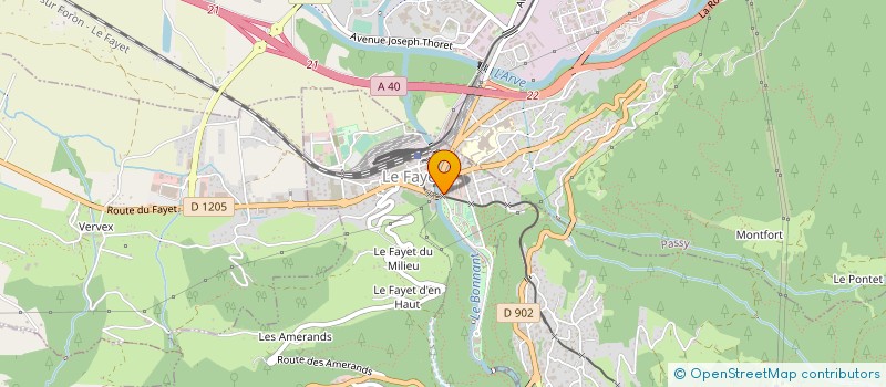 localisation de l'entreprise EVERGREEN  SAINT-GERVAIS-LES-BAINS