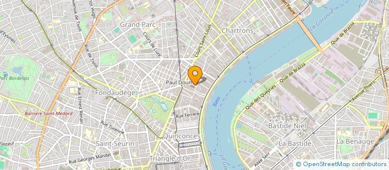 localisation de l'entreprise EVERGREEN INVEST  BORDEAUX