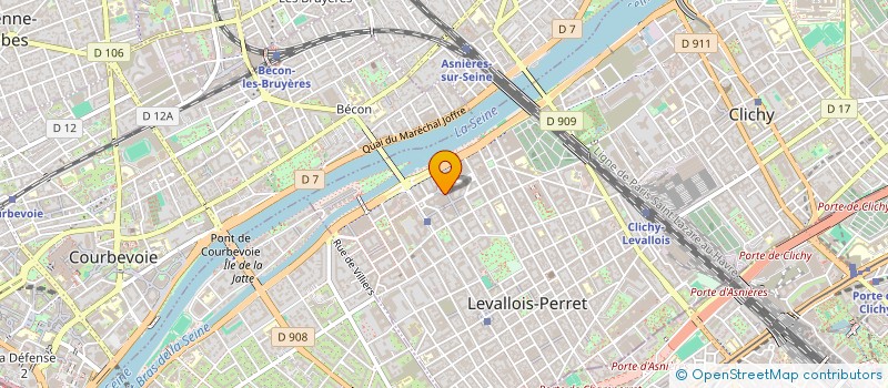 localisation de l'entreprise EVERGREEN LAUREL HOTEL PARIS SAS à LEVALLOIS-PERRET