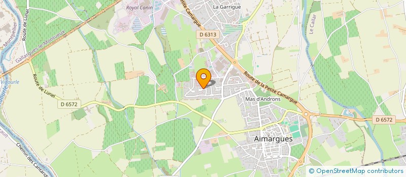 localisation de l'entreprise EVERGREEN MEDIA MARKETING  AIMARGUES