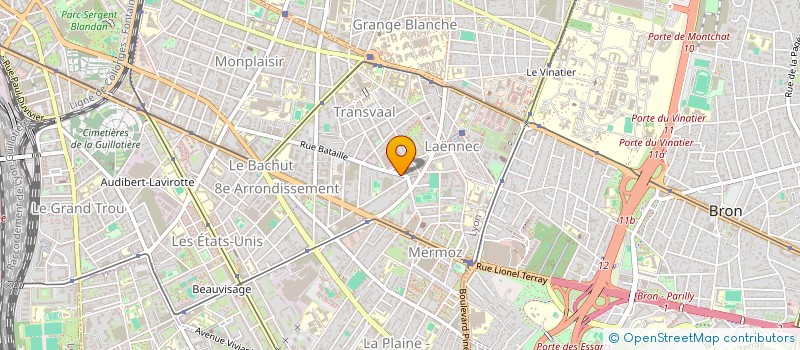 localisation de l'entreprise EVERGREEN STORES  LYON