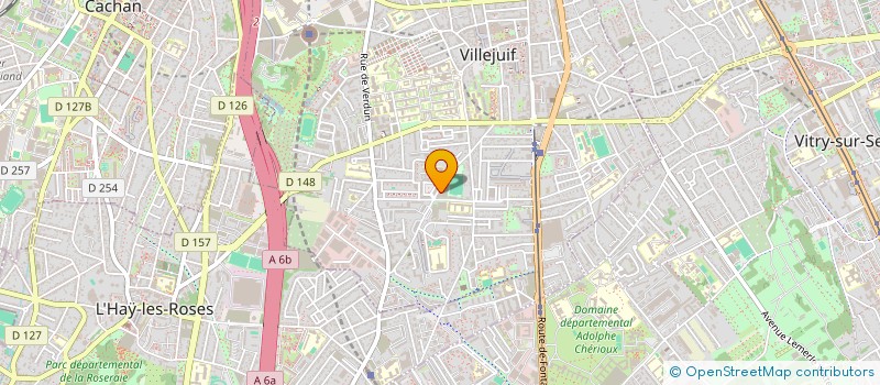 localisation de l'entreprise EVERGROWTH  VILLEJUIF