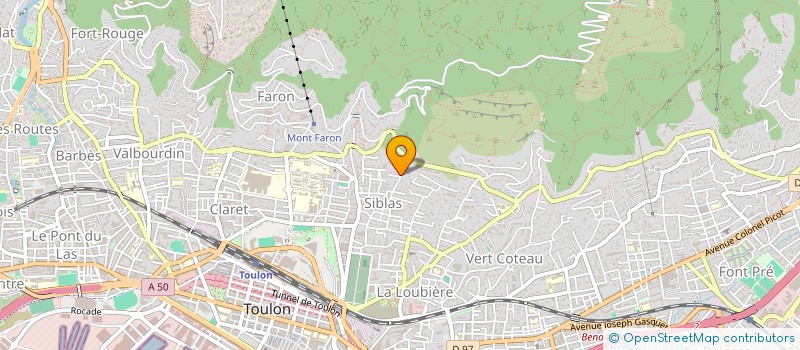 localisation de l'entreprise EVERIT  TOULON