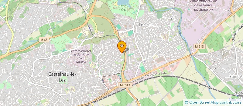 localisation de l'entreprise EVERLEED INVEST à CASTELNAU-LE-LEZ