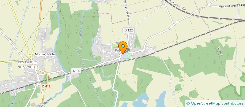 localisation de l'entreprise EVERLY FOOTBALL CLUB  EVERLY