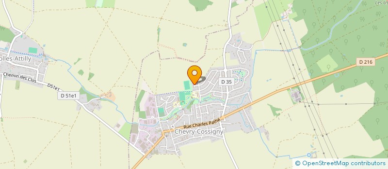 localisation de l'entreprise EVERNET  CHEVRY-COSSIGNY