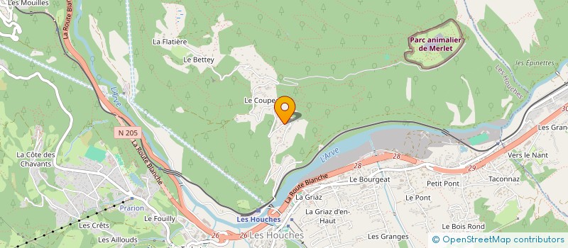 localisation de l'entreprise EVERPEAK INVEST HOLDING  LES HOUCHES