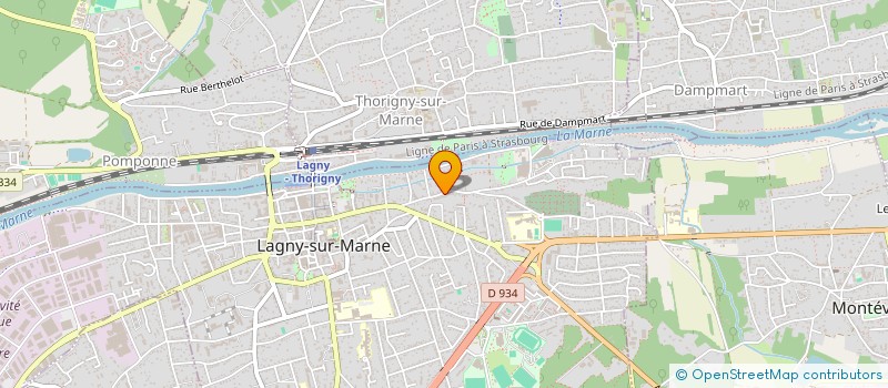 localisation de l'entreprise EVERPRESSE  LAGNY-SUR-MARNE