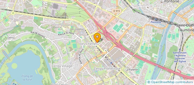 localisation de l'entreprise EVERS STUDIO  CERGY