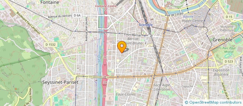 localisation de l'entreprise EVERSET à GRENOBLE