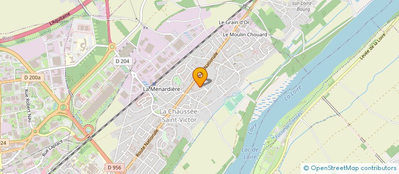 localisation de l'entreprise EVERSTEEL à LA CHAUSSEE-SAINT-VICTOR