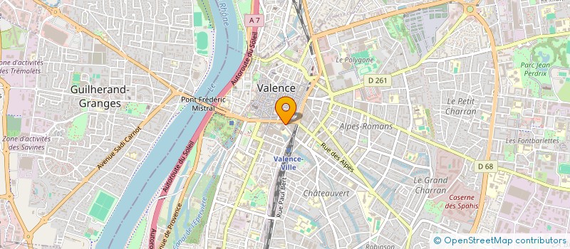 localisation de l'entreprise EVERTEA FEE à VALENCE