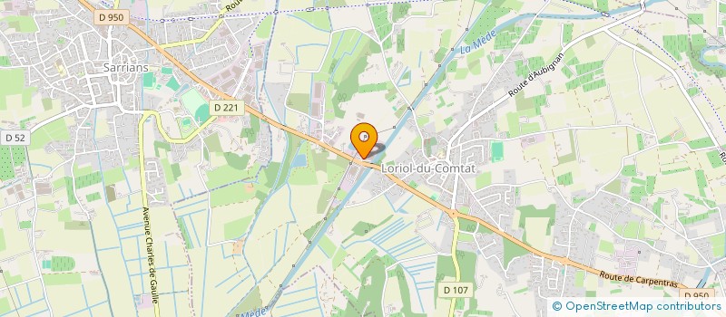 localisation de l'entreprise EVERTONE  LORIOL-DU-COMTAT