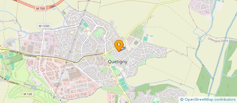 localisation de l'entreprise EVERVEST  QUETIGNY