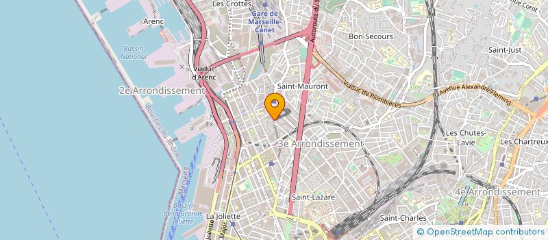 localisation de l'entreprise EVERY BODY à MARSEILLE
