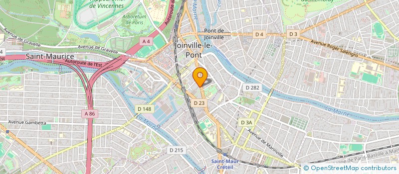 localisation de l'entreprise EVERY DAY I'M à JOINVILLE-LE-PONT