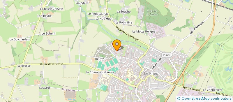 localisation de l'entreprise EVERY DIAG  LE RHEU