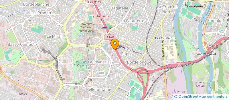 localisation de l'entreprise EVERY ONE à TOULOUSE