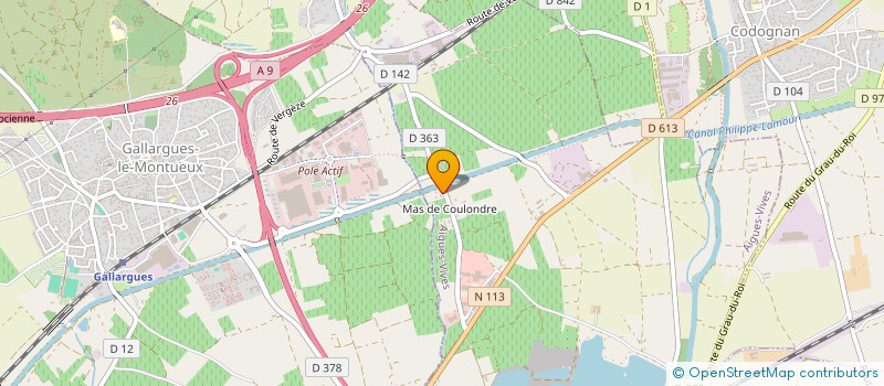 localisation de l'entreprise EVERYBOD'IR à AIGUES-VIVES