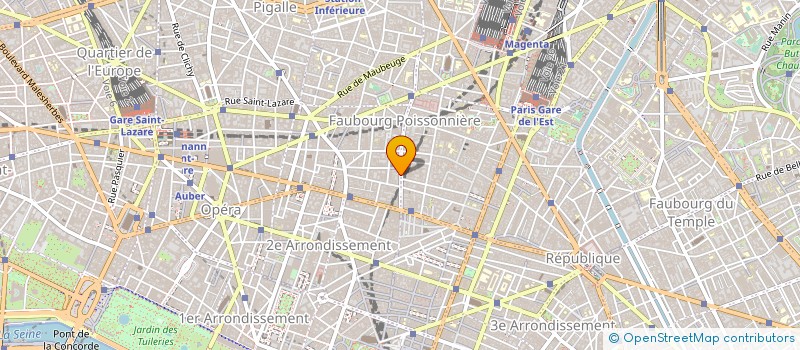 localisation de l'entreprise EVERYBODY ON DECK  PARIS