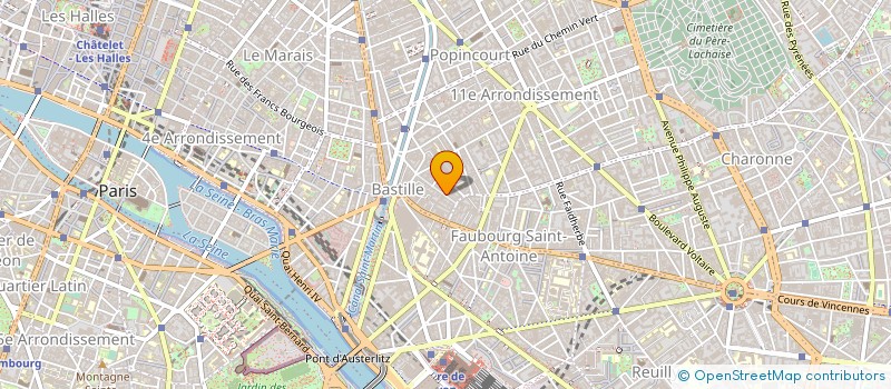 localisation de l'entreprise EVERYMAN PRODUCTION  PARIS