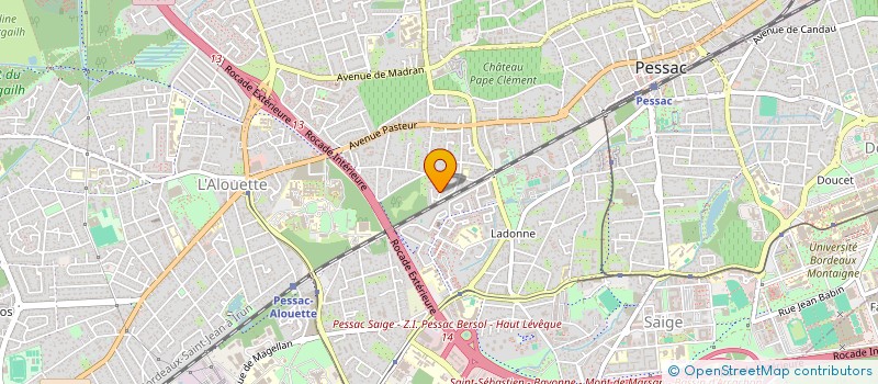 localisation de l'entreprise EVERYSING  PESSAC