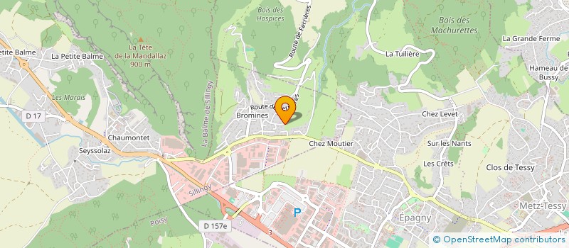 localisation de l'entreprise EVERYSTART  SILLINGY