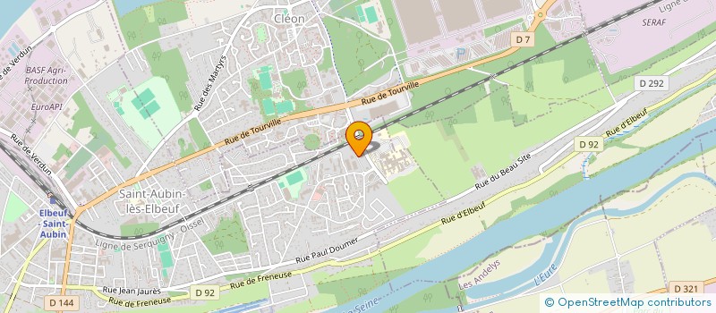 localisation de l'entreprise EVERYTIME TECHNOLOGIES  SAINT-AUBIN-LES-ELBEUF