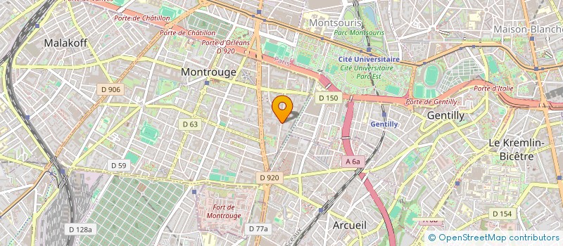 localisation de l'entreprise EVERZOM INVEST  MONTROUGE