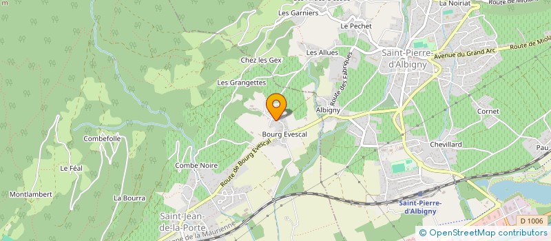 localisation de l'entreprise EVESCAL à SAINT-JEAN-DE-LA-PORTE
