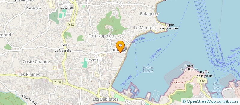 localisation de l'entreprise EVESR CONSULT à LA SEYNE-SUR-MER